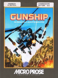 Gunship (grey box / disk) [DE] Box Art