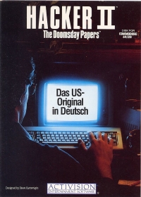 Hacker II: The Doomsday Papers (Activision / disk) Box Art