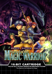 Brave Battle Saga: Legend of the Magic Warrior Box Art
