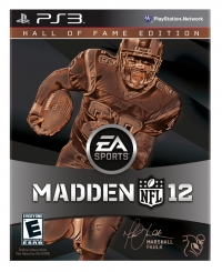 Madden NFL 12 - Hall of Fame Edition Box Art
