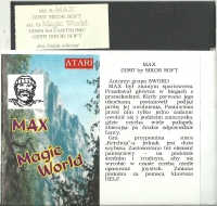 Max / Magic World Box Art