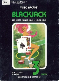 Blackjack (Sears text label) Box Art