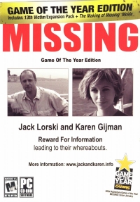 Missing - Game of the Year Edition Box Art