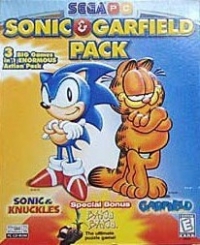 Sonic & Garfield Pack Box Art
