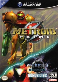 Metroid Prime (Metroid Prime 2: Echoes Bonus Disc) Box Art