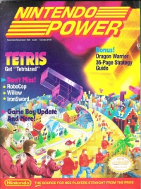 Nintendo Power November/December 1989 Box Art