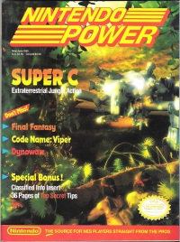 Nintendo Power May/June 1990 Box Art