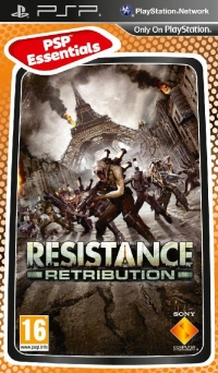 Resistance: Retribution - PSP Essentials Box Art