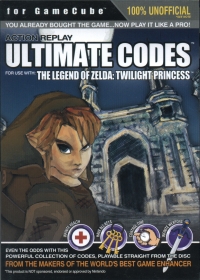 Action Replay Ultimate Codes - The Legend of Zelda: Twilight Princess Box Art