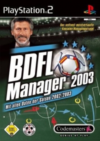 BDFL Manager 2003 Box Art