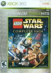 Lego Star Wars: The Complete Saga - Platinum Family Hits Box Art