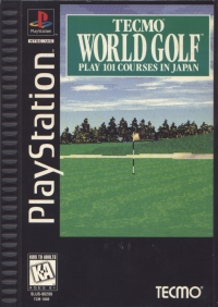Tecmo World Golf (long box) Box Art