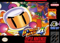 Super Bomberman 4 Box Art