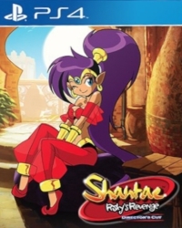 Shantae: Risky's Revenge: Director's Cut (Shantae sitting cover) Box Art