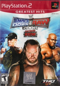 WWE SmackDown vs. Raw 2008 - Greatest Hits Box Art