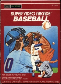 Baseball (Super Video Arcade) Box Art