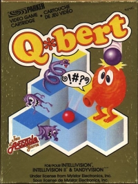 Q*bert [CA] Box Art