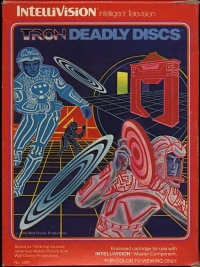 Tron Deadly Discs (white label) Box Art