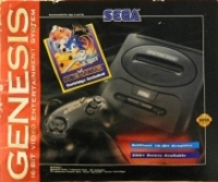 Sega Genesis - Sonic Spinball (yellow border label) Box Art