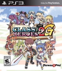 Class of Heroes 2G (BLUS-31461D) Box Art