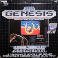 Irwin Sega Genesis - Altered Beast Box Art