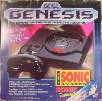 Sega Genesis - The Sonic System Box Art