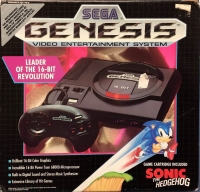 Sega Genesis - Sonic the Hedgehog (Refurbished) Box Art