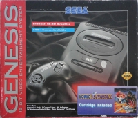 Sega Genesis - Sonic Spinball (purple label) Box Art