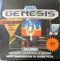 Sega Genesis - Altered Beast (Value Pak) Box Art