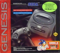 Sega Genesis - Sonic 2 System (NFL Football Game / Sega Visions) Box Art
