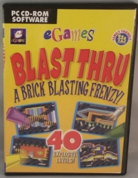 Blast Thru: A Brick Blasting Frenzy! Box Art