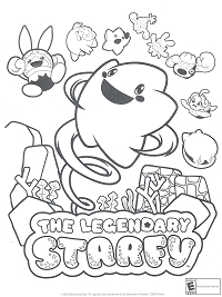 Legendary Starfy, The - coloring sheet Box Art
