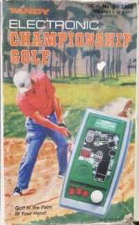 Tandy Chamionship Electronic Golf Box Art