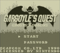 Gargoyle's Quest Box Art
