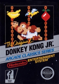 Donkey Kong Jr. - Arcade Classics Series (5 screw cartridge) Box Art