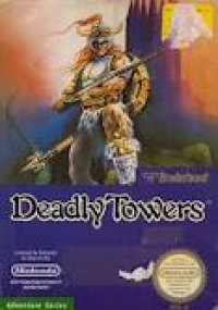 Deadly Towers (5 screw cartridge) Box Art