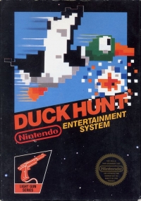 Duck Hunt (5 screw cartridge / NES P DH) Box Art