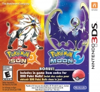 Pokémon Sun and Pokémon Moon Dual Pack Box Art