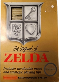 Legend of Zelda, The (5 screw cartridge / System™) Box Art