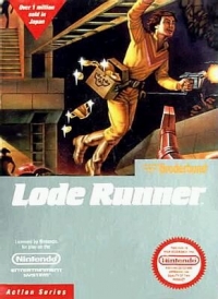 Lode Runner (5 screw cartridge) Box Art