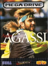 Andre Agassi Tennis Box Art
