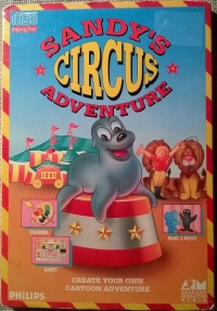 Sandy's Circus Adventure (Long Case) Box Art
