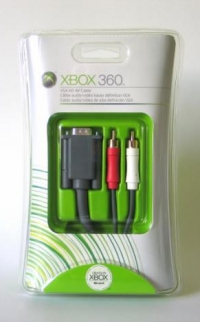 Xbox 360 VGA HD AV Cable Box Art