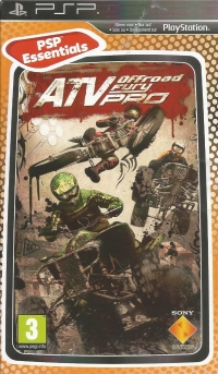 ATV Offroad Fury Pro - PSP Essentials Box Art