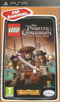 Lego Disney Pirates of the Caribbean: The Video Game - PSP Essentials Box Art