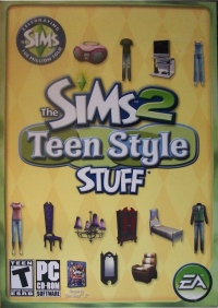 Sims 2, The: Teen Style Stuff (100 Million) Box Art