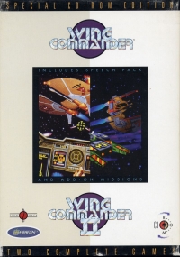 Wing Commander / Wing Commander II Special CD-Rom Edition Twin Pack Box Art