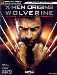 X-Men Origins: Wolverine - BradyGames Official Strategy Guide Box Art