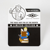 Fallout Vault Boy Pin of the Month - Intelligence Box Art