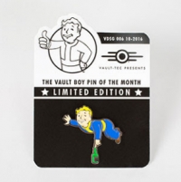 Fallout Vault Boy Pin of the Month - Agility Box Art